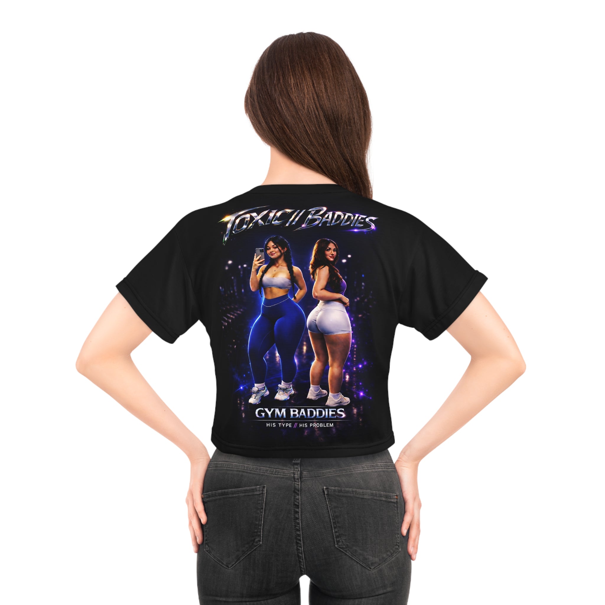 Gym baddies crop top